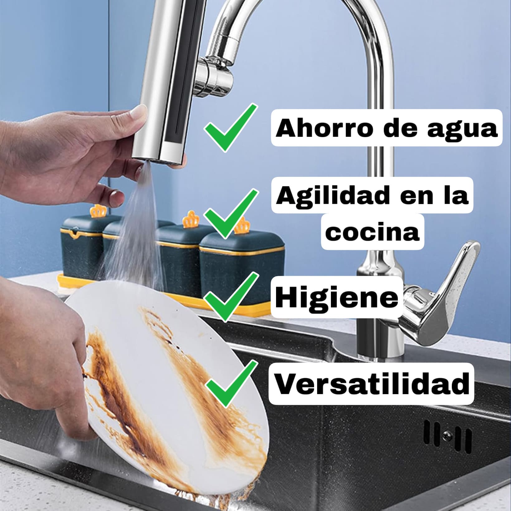 Grifo Giratorio Multiuso